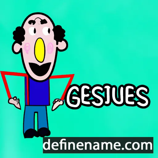 cartoon of the name Genésiu