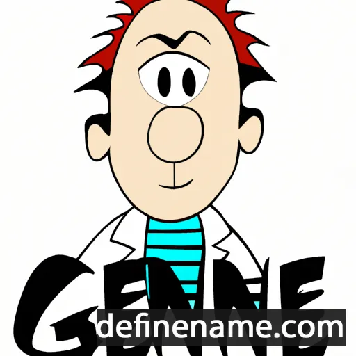 cartoon of the name Gene