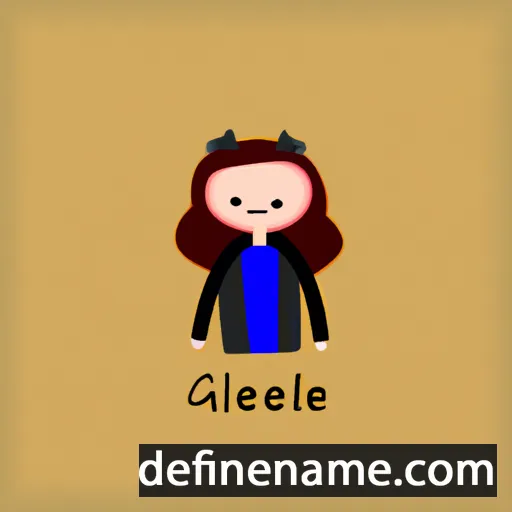 cartoon of the name Genelle