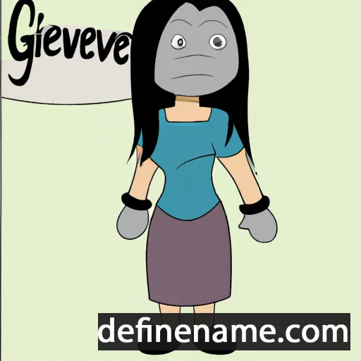 cartoon of the name Genelva