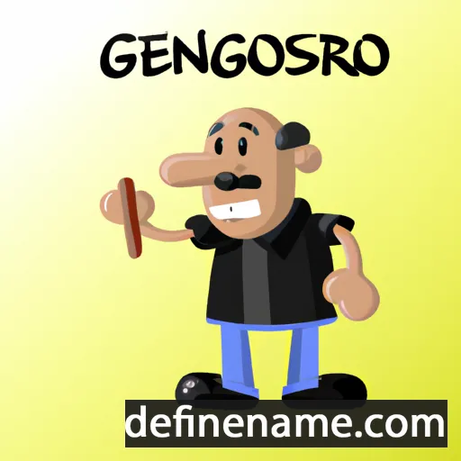 cartoon of the name Generoso