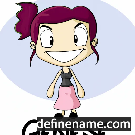 cartoon of the name Genesee