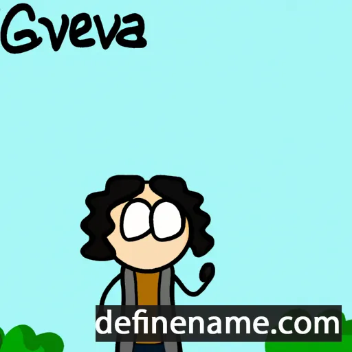 cartoon of the name Geneveva