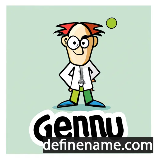 Geniu cartoon