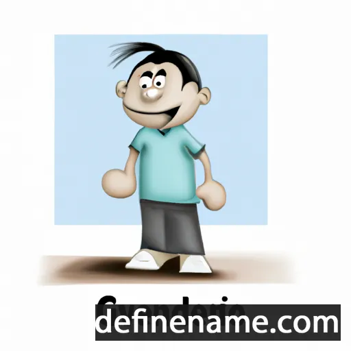 cartoon of the name Genivaldo