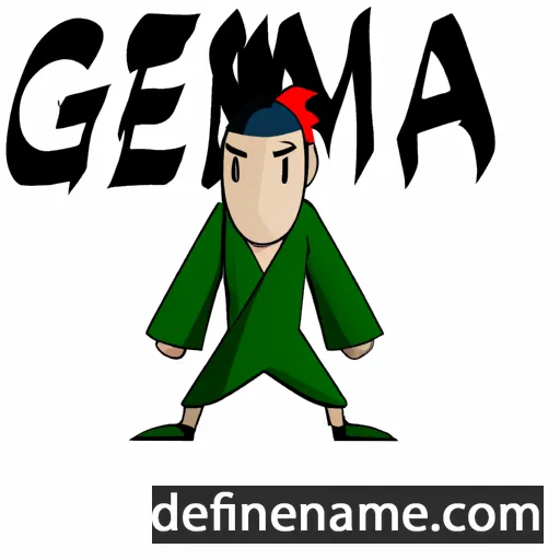 Genma cartoon