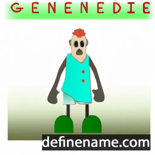 cartoon of the name Gennade