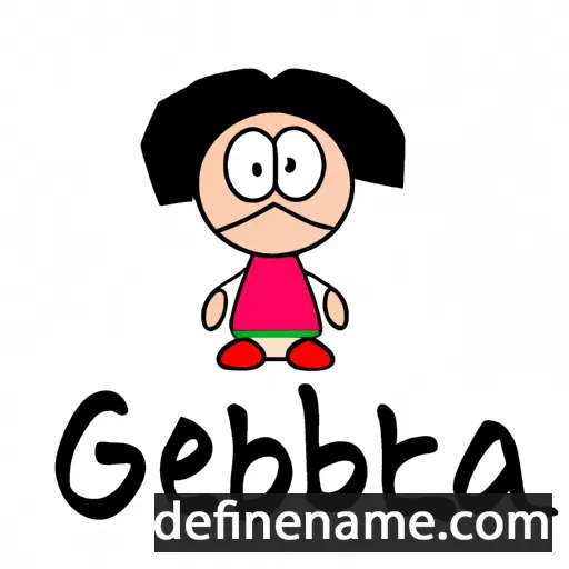 cartoon of the name Genobeba