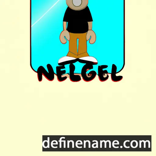 cartoon of the name Genoel