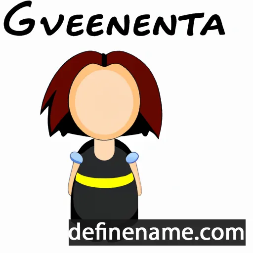 cartoon of the name Genovieffa