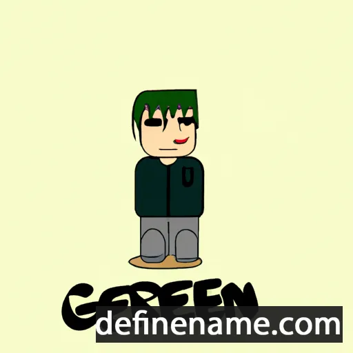 cartoon of the name Genri