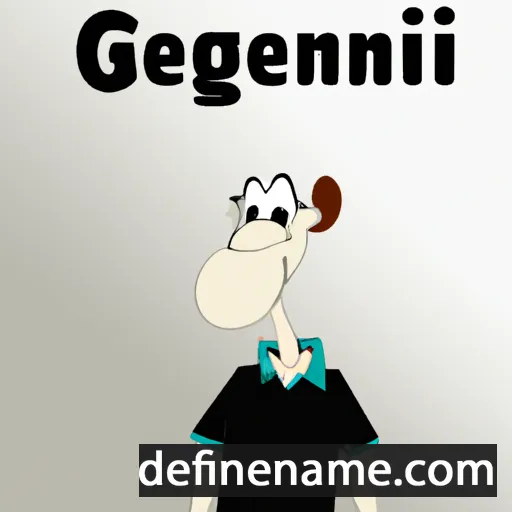 cartoon of the name Genséric