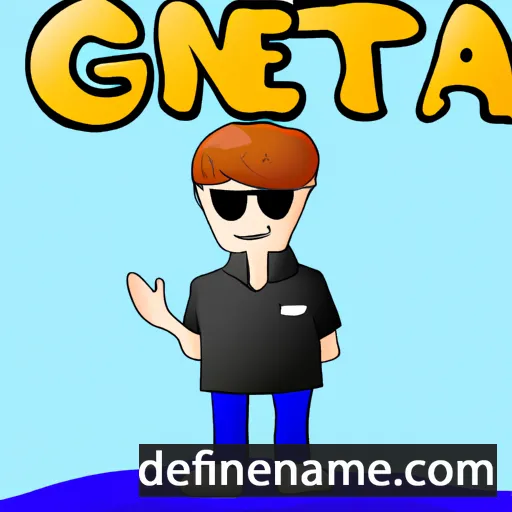 cartoon of the name Genta