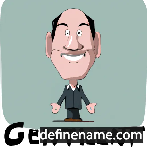 cartoon of the name Gentile