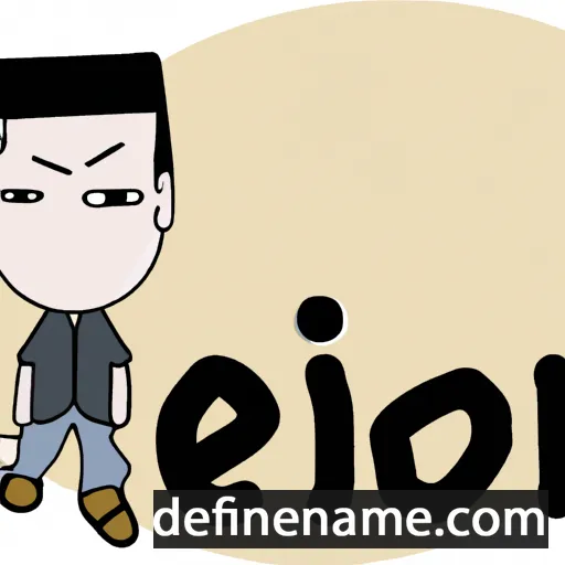 cartoon of the name Geon