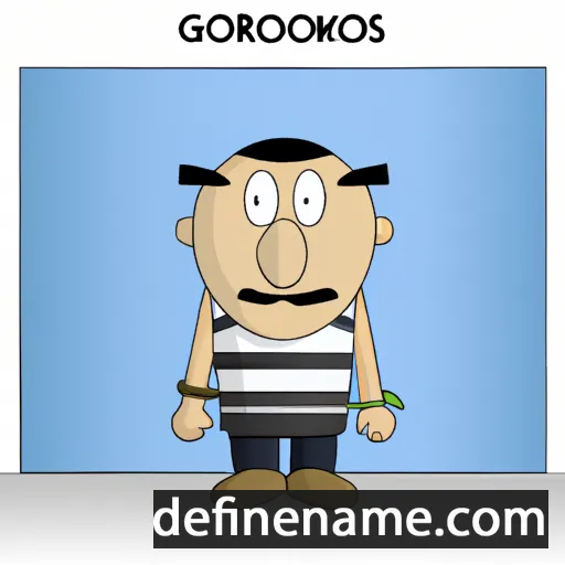 cartoon of the name Georgakis