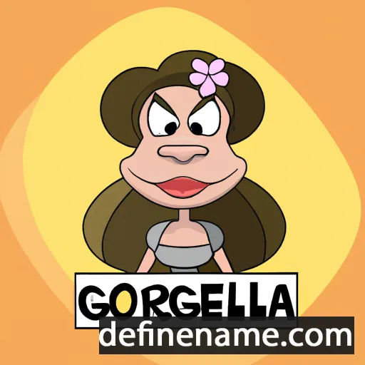 cartoon of the name Georgella