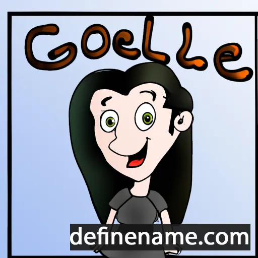 cartoon of the name Georgelle