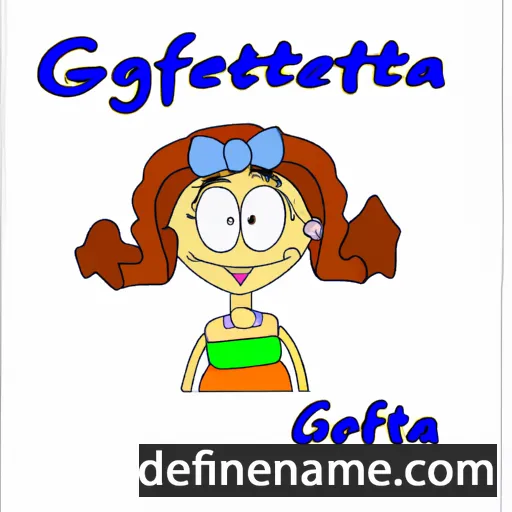 cartoon of the name Georgietta