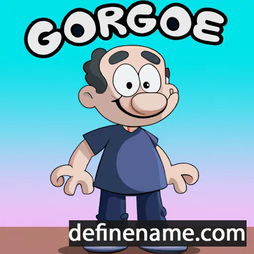 cartoon of the name Georgio