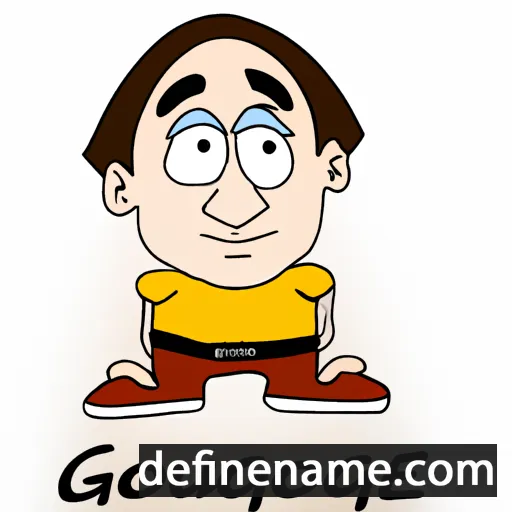 cartoon of the name Georgiu