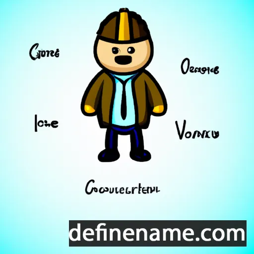 cartoon of the name Geovontae