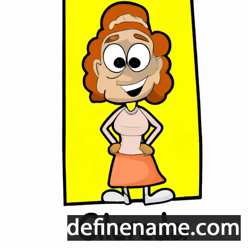 cartoon of the name Geralda