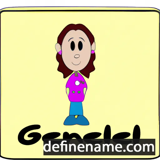 cartoon of the name Geralene