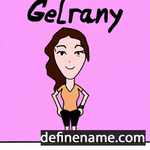 cartoon of the name Geralyn