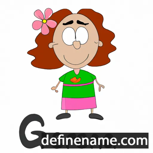 cartoon of the name Gerana