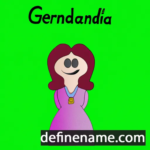 Gerardina cartoon