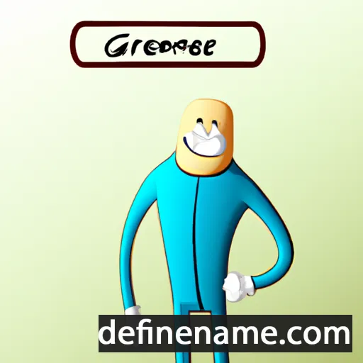 cartoon of the name Geraxane