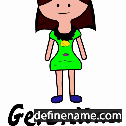 cartoon of the name Gercina