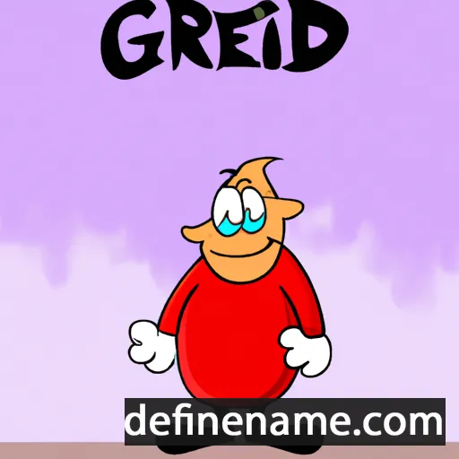 cartoon of the name Gerdi