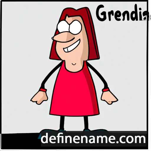 cartoon of the name Gerdien