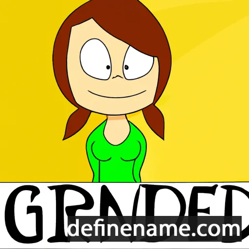 cartoon of the name Gerdine