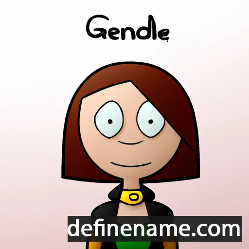 cartoon of the name Gereldine