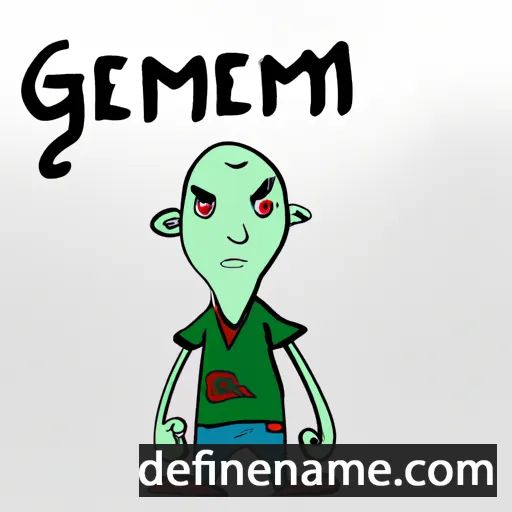 cartoon of the name Geremi