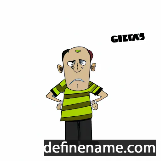 cartoon of the name Gerens