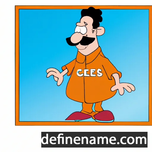 cartoon of the name Gerges