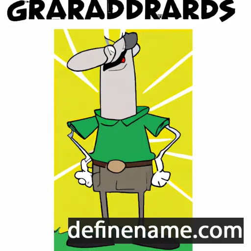 cartoon of the name Gerhards