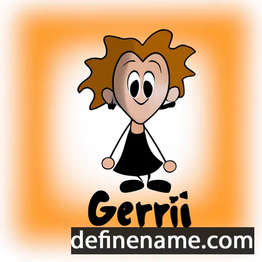 cartoon of the name Geri