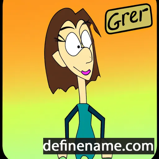 cartoon of the name Geri