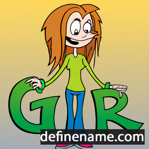 cartoon of the name Geri