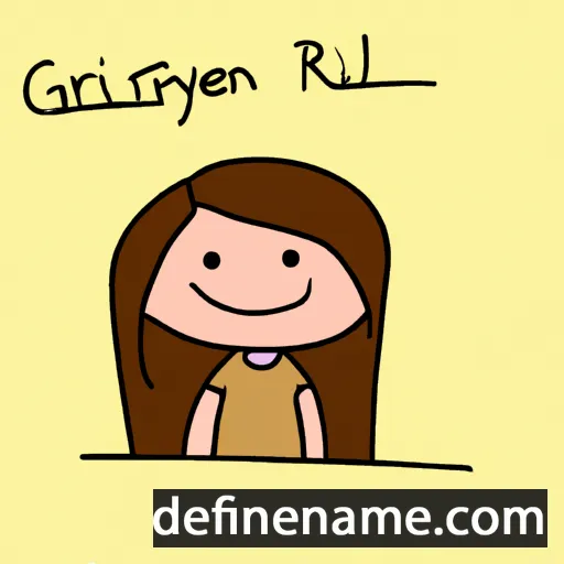 cartoon of the name Gerilynn