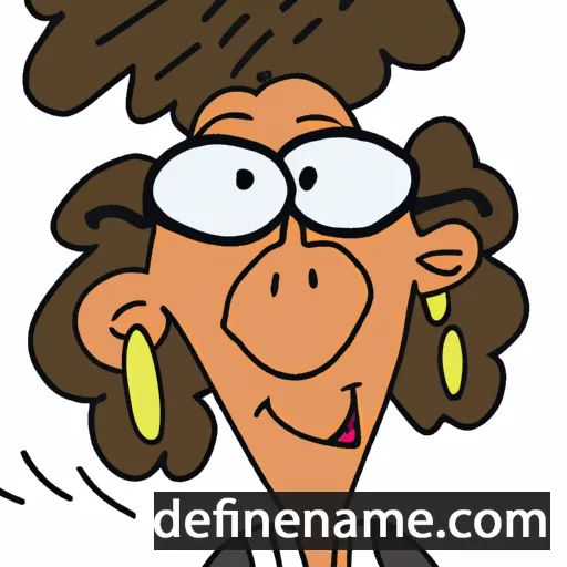 cartoon of the name Gerlaine