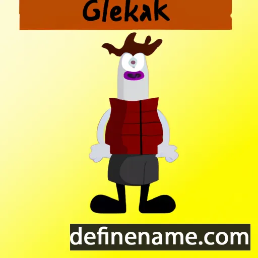 cartoon of the name Gerlak