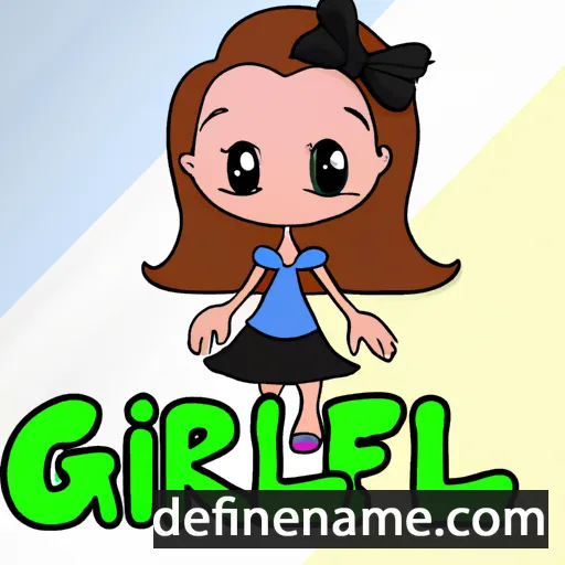 cartoon of the name Gerlie