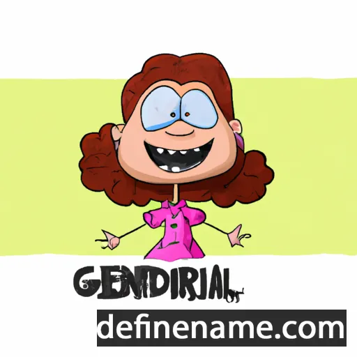 cartoon of the name Gerlinda