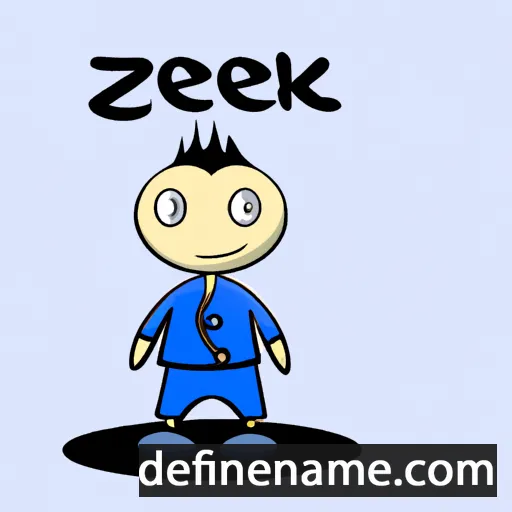 cartoon of the name Gézuka